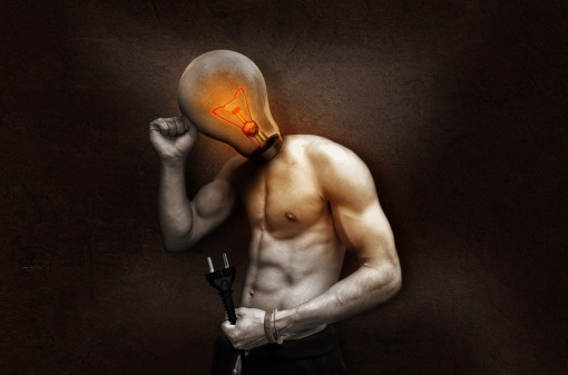 light bulb man